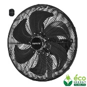 Ventilateur mural DC Pro 50cm avec télécommande - Noir